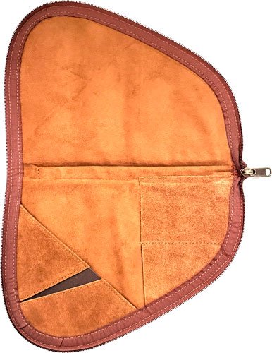 BPK9675WDL_INSIDE.jpg PALMETTO PISTOL CASE MEDIUM - WOODLAND WAXED CANVAS/BUFFALO