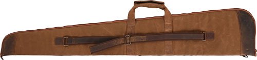 BRF49FT_LEFT.jpg PALMETTO RIFLE CASE 51" - FIELD TAN WAXED CANVAS/BUFFALO