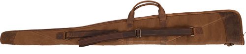 BSK49FT_LEFT.jpg PALMETTO SHOTGUN CASE 51" - FIELD TAN WAXED CANVAS/BUFFALO