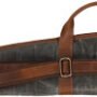 BSK49WDL_LEFT.jpg PALMETTO SHOTGUN CASE 51" - WOODLAND-WAXED CANVAS/BUFFALO