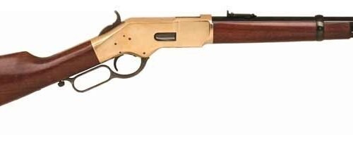 GCA223.jpg CIMARRON 1866 YELLOWBOY 38SPL - 16" BRASS/BLUED WALNUT
