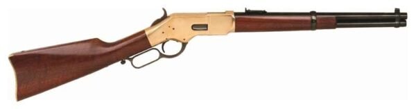 GCA223.jpg CIMARRON 1866 YELLOWBOY 38SPL - 16" BRASS/BLUED WALNUT