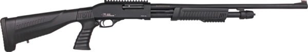 IVER JOHNSON PUMP 20GA 3" - 24" PISTOL GRIP BLACK SYNTH.