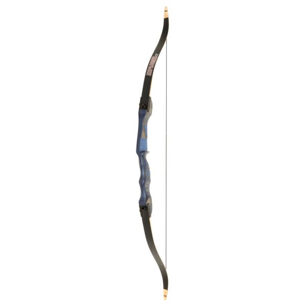 October Mountain Explorer CE Recurve Bow Blue 54 in. 28 lbs. LH