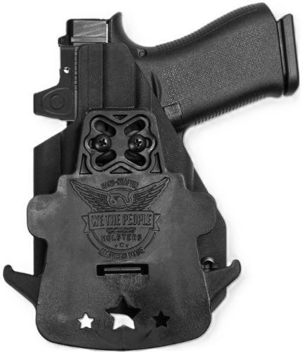 OWBR07GS1000R.jpg WE THE PEOPLE HOLSTER OWB RH - FOR GLOCK 43/43X W/OPTIC BLK