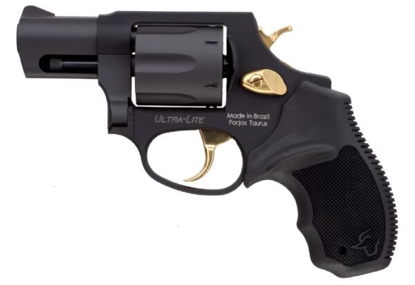 TA856BGLDUL.jpg TAURUS 856 ULTRA LT 38SP BK/GD 2" #
