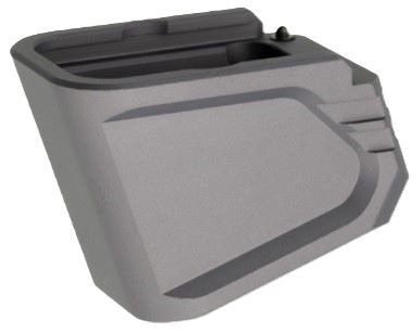 TDG17MAGEXG.jpg TYRANT CNC FOR GLOCK 17 9MM - PLUS 6 MAGAZINE EXT GREY