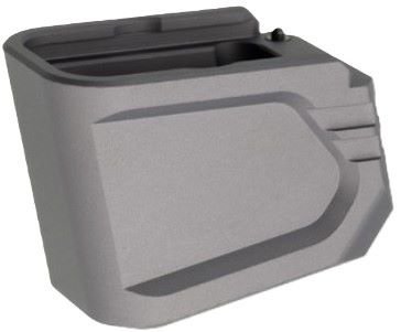 TDG19MAGEXG.jpg TYRANT CNC FOR GLOCK 19 23 9MM - PLUS 4 MAGAZINE EXT GREY