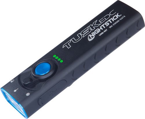 USB557.jpg NIGHTSTICK TUSK EDC FLASHLIGHT - UV & GREEN LASER 1700 LUMENS