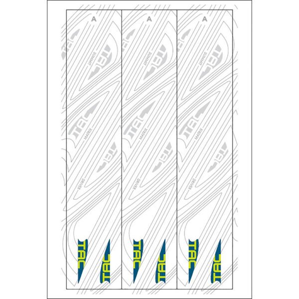TAC Vanes Arrow Specific Wraps White Size A 3.625 13 pk.