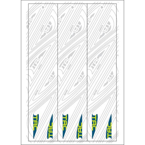 TAC Vanes Arrow Specific Wraps White Size D 4.675 13 pk.
