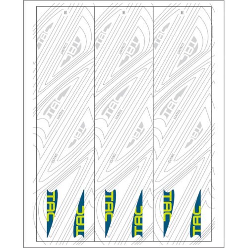 TAC Vanes Arrow Specific Wraps White Size E 4.675 13 pk.