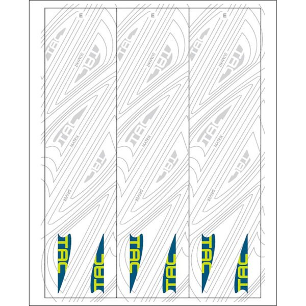 TAC Vanes Arrow Specific Wraps White Size E 4.675 13 pk.