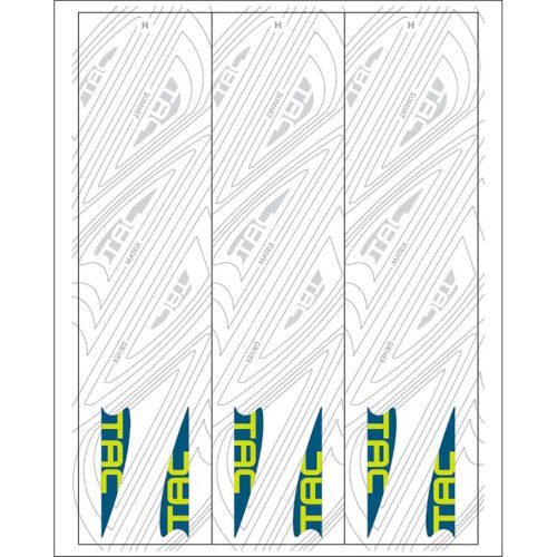 TAC Vanes Arrow Specific Wraps White Size H 5.5 13 pk.