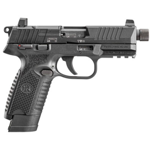 FN 502 Tactical Pistol 22 LR 4.6 in. Black w/Threaded Barrel 10/15 rd.