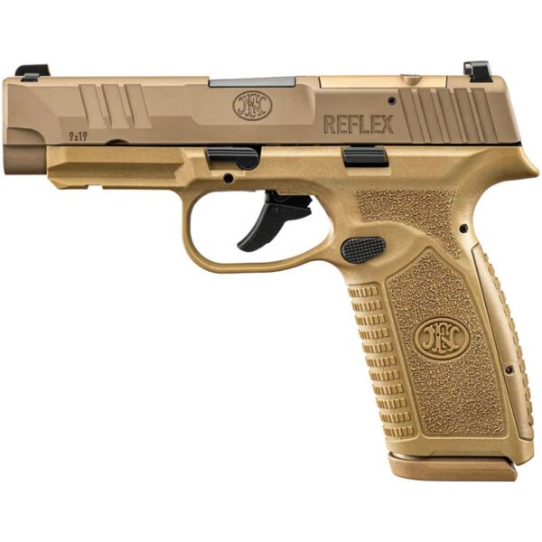 FN Reflex XL MRD NMS Pistol 9mm 3.8 in. FDE 10 rd.