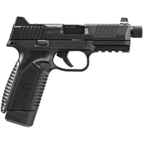 1215302_1.jpg FN 545 Tactical NMS Pistol 45 ACP Black W/Threaded Barrel 15/18 rd.