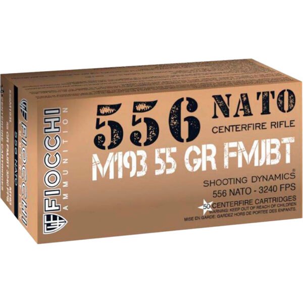 1707745_1.jpg Fiocchi M193 Rifle Ammo 5.56 NATO 55 gr. FMJ 50 rd.
