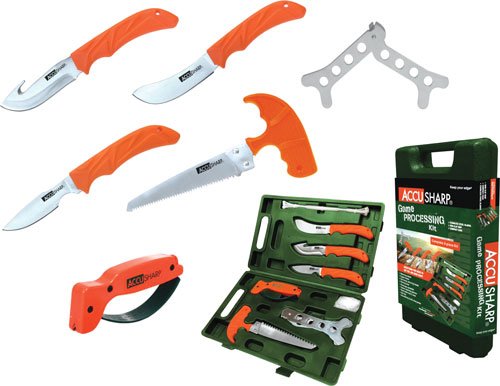 ACCUSHARP GAME PROCESSING KIT - COMPLETE 9-PIECE KIT W/HD CASE
