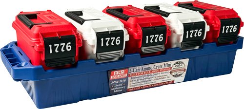 AC5C1776_1.jpg MTM 5 MINI AMMO CANS WITH - CUSTOM TRAY AMERICA 250 EDTN