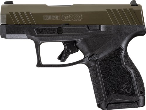 TAURUS GX4 9MM 11-SHOT - MATTE BLACK/GREEN POLYMER