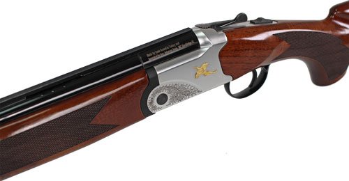 IVER JOHNSON 600LW O/U 12GA 3" - 30"VR SILVER BLACK WALNUT