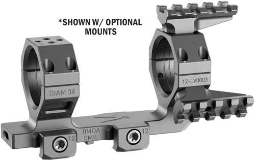 LV0003_W_OPT_ATTACHMENTS_1.jpg AUDERE SCOPE MOUNT LEVITAS - CANTILEVER 34MM 0MOA