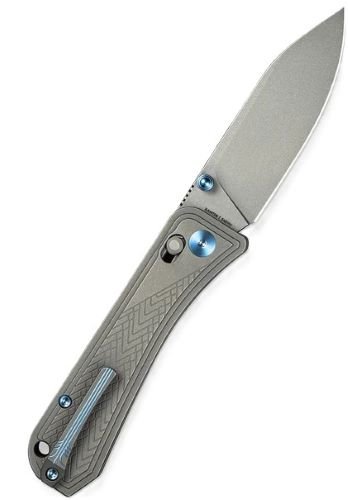 WE240092.jpg WE KNIFE BOUGIE BANTER 2.91" - GRAY TITANIUM GRAY STONEWASH