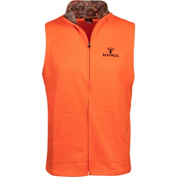 1208581_1.jpg Kings Full Zip Poly Vest Blaze Large
