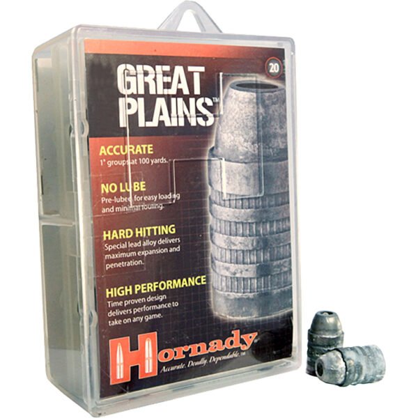 1702210_1.jpg Hornady Great Plains Bullets 50 Cal. 385 gr. HB-HP 20 rd.
