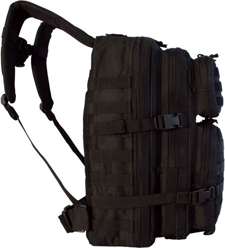 80226BLK_SIDE.jpg RED ROCK LARGE ASSAULT PACK - BLACK W/ WEBBING