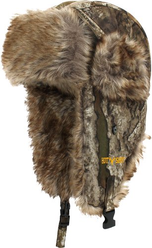 B061RX324ML.jpg HOT SHOT HF-3 TRAPPER HAT - INSULATED RT-APX MED/LG (60CM)