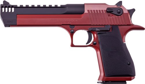 DESERT EAGLE MARK XIX 50AE 6" - CRIMSON RED CERAKOTE BLACK