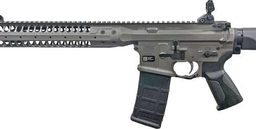 LWRC IC-SPR BILLET 5.56 NATO - 16" 30RD GREY W/ BLACK STOCK