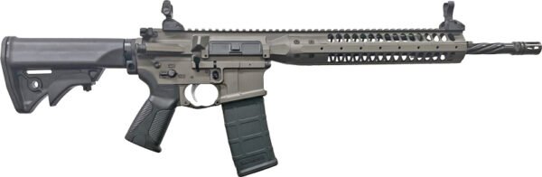 GICR5TG16SPRBT_RIGHT.jpg LWRC IC-SPR BILLET 5.56 NATO - 16" 30RD GREY W/ BLACK STOCK