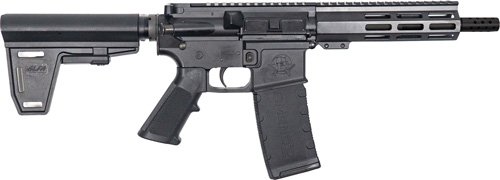 GLFA AR15 PISTOL 300 AAC 7.5" - W/ BRACE NITRIDE BARREL BLACK