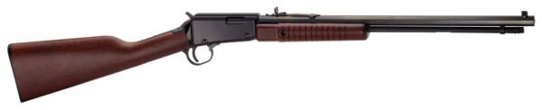 GH003TM.jpg HENRY H3 PUMP ACTION 22WMR - 20.5" OCTAGON BLUED WALNUT